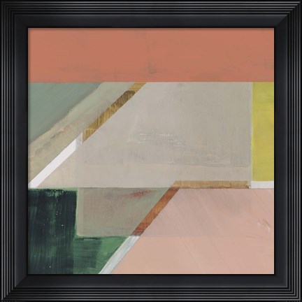 Framed Pink Crop IV Print