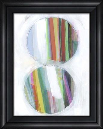 Framed Art in Whites III Print