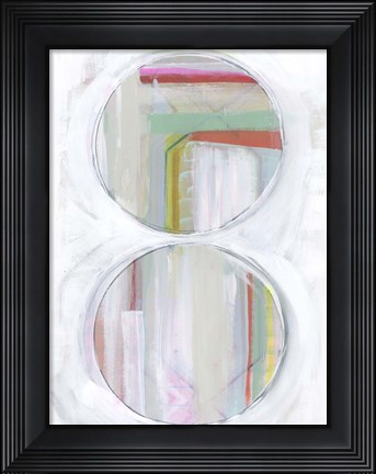 Framed Art in Whites V Print
