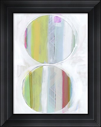 Framed Art in Whites VII Print