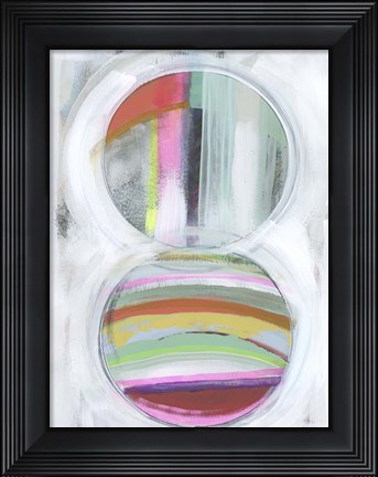 Framed Art in Whites IX Print