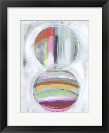 Framed Art in Whites IX Print