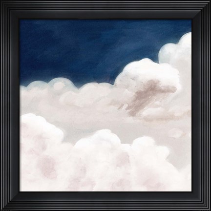 Framed Cloudy Night I Print