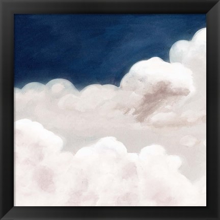 Framed Cloudy Night I Print