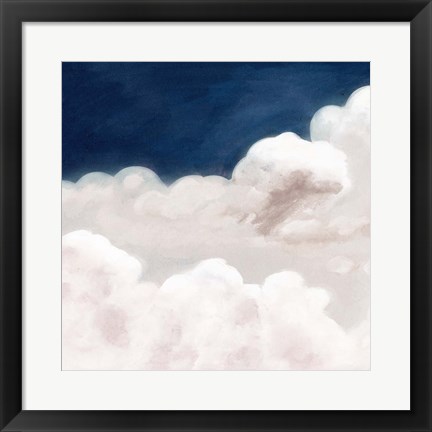 Framed Cloudy Night I Print