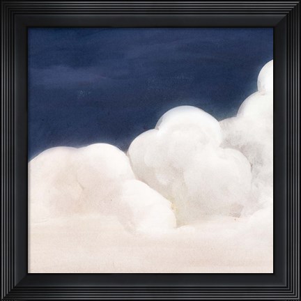 Framed Cloudy Night II Print