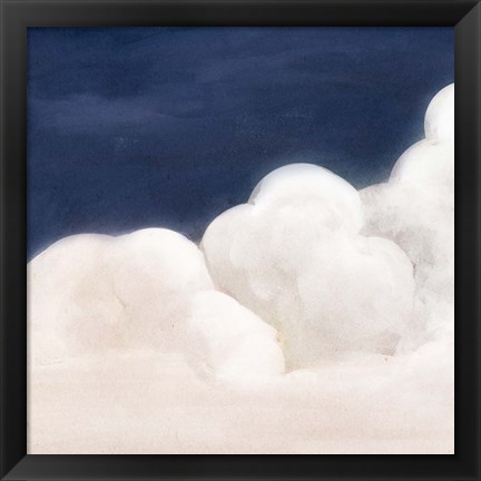 Framed Cloudy Night II Print