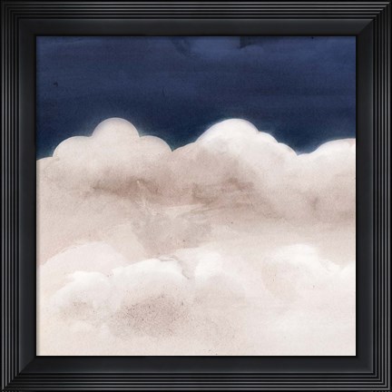 Framed Cloudy Night III Print