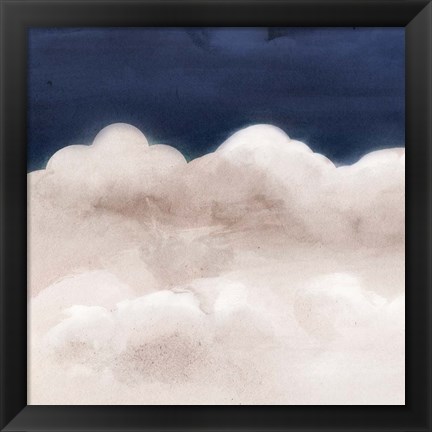 Framed Cloudy Night III Print