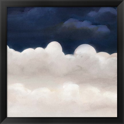 Framed Cloudy Night IV Print