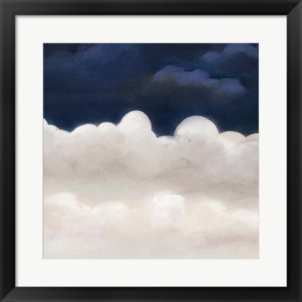 Framed Cloudy Night IV Print