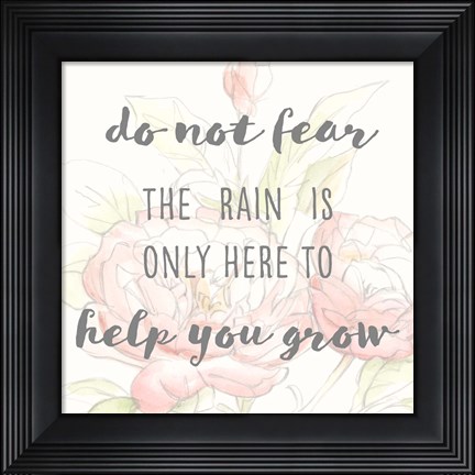 Framed Grow Through II Print