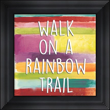 Framed Rainbow of Possibilities III Print