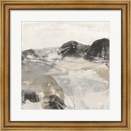 Framed Stone River II Print