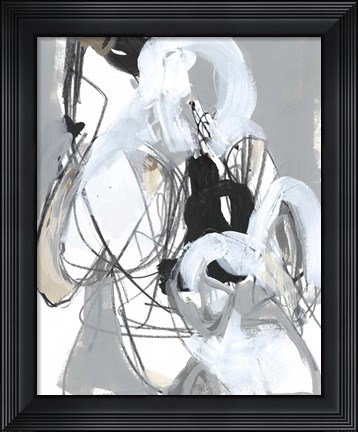 Framed Tangled Threads III Print