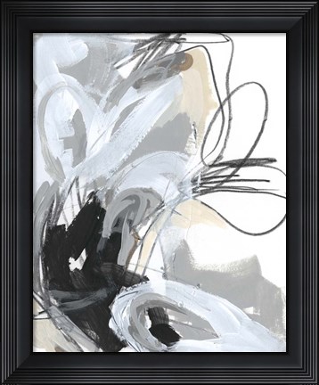 Framed Tangled Threads V Print