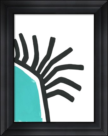 Framed Color Block Maze IV Print