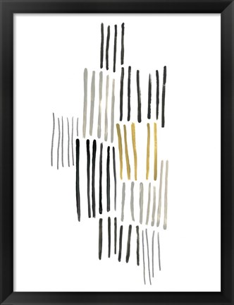 Framed Ley Lines I Print
