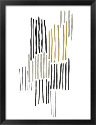 Framed Ley Lines II Print
