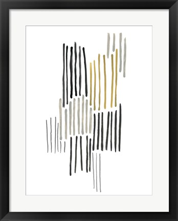 Framed Ley Lines II Print