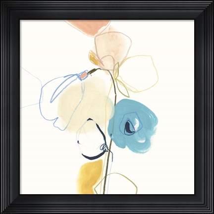 Framed Contour Garden II Print