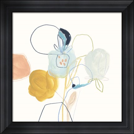 Framed Contour Garden IV Print