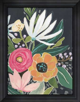 Framed Garden Interlude I Print