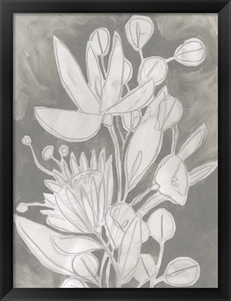 Framed Spectral Blooms I Print