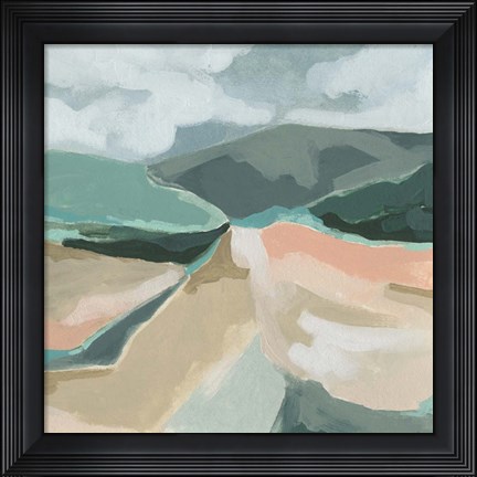 Framed Marble Valley I Print