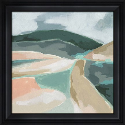 Framed Marble Valley II Print