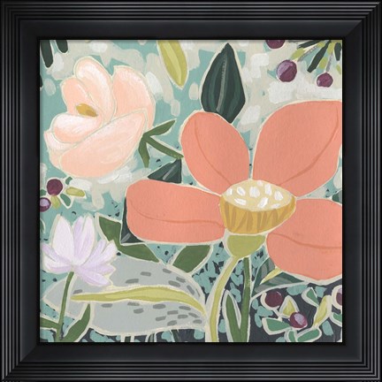 Framed Garden Confetti I Print