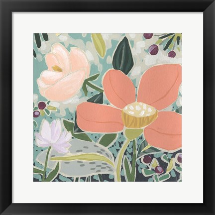 Framed Garden Confetti I Print