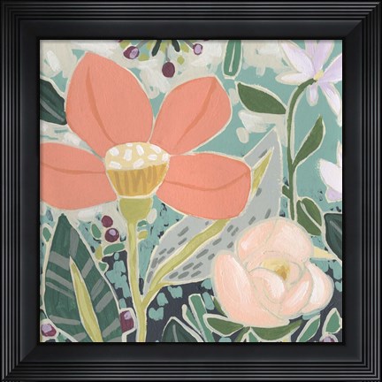 Framed Garden Confetti II Print