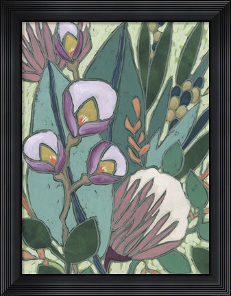 Framed Tropical Reverie I Print