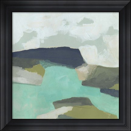 Framed Coastal Crest II Print