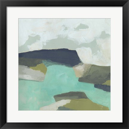 Framed Coastal Crest II Print