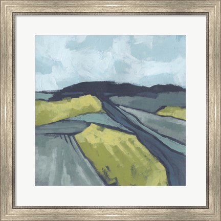 Framed Marshlight Fields I Print