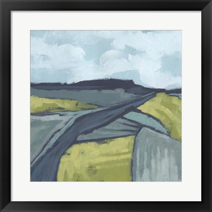 Framed Marshlight Fields II Print