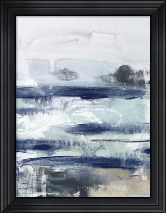 Framed Tidal Motion I Print