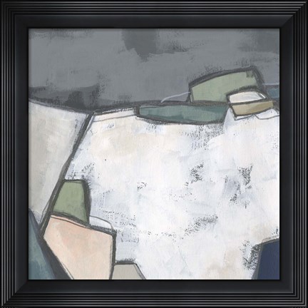 Framed Bird&#39;s Eye Valley I Print