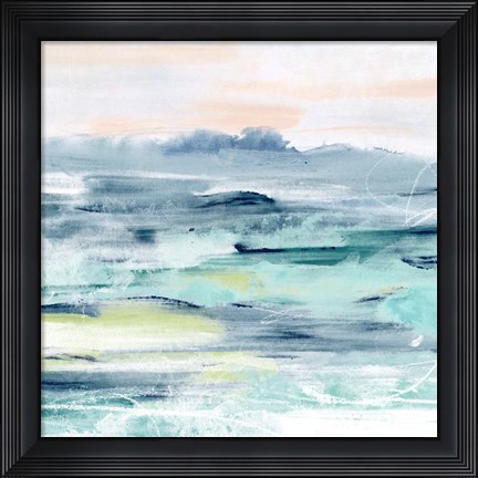 Framed Beach Tides II Print
