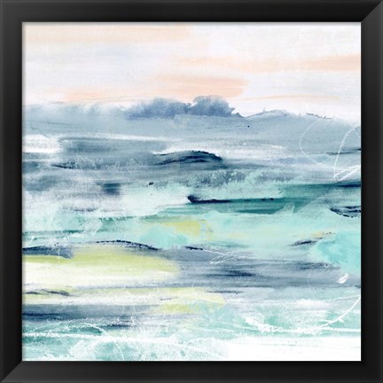 Framed Beach Tides II Print