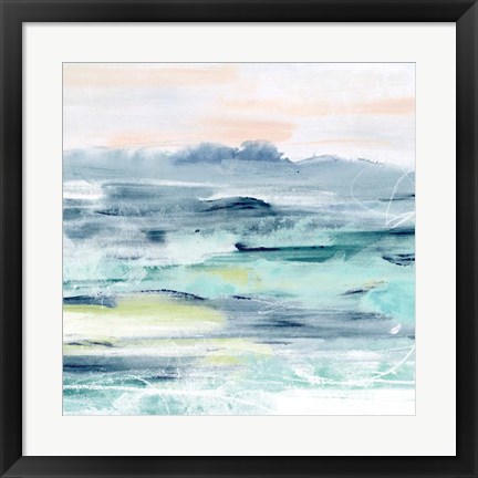 Framed Beach Tides II Print