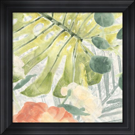 Framed Palm Garden I Print