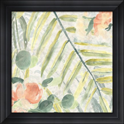 Framed Palm Garden II Print