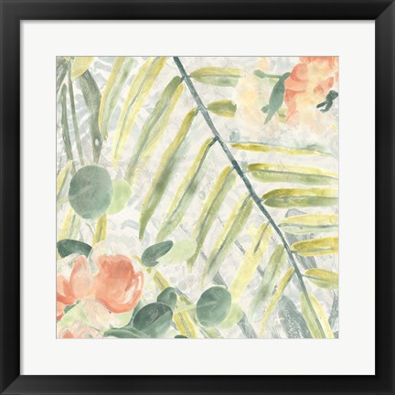 Framed Palm Garden II Print