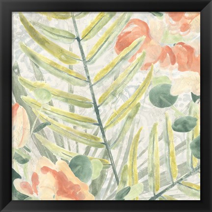 Framed Palm Garden III Print