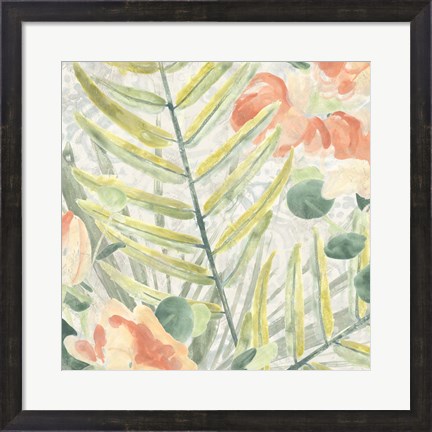 Framed Palm Garden III Print