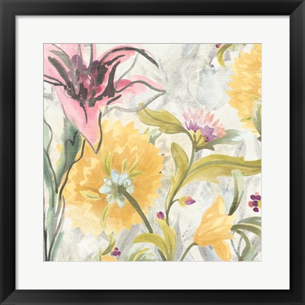 Framed Garden al Fresco II Print