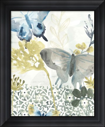 Framed Butterfly Concerto I Print